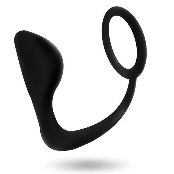 Plug anal con anillo para pene Addicted Toys