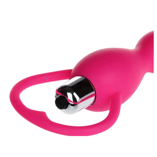 Vibrador Medium X de silicona con anillo de agarre — vista 4