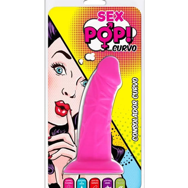 Sex Pop Curvo Consolador Realístico Starsex