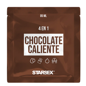 Lubricante 4 en 1 chocolate caliente sachet 5 ml