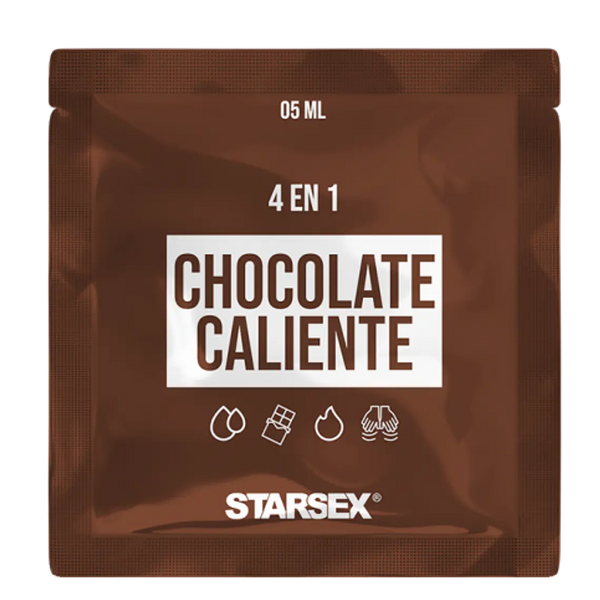 Lubricante 4 en 1 chocolate caliente sachet 5 ml