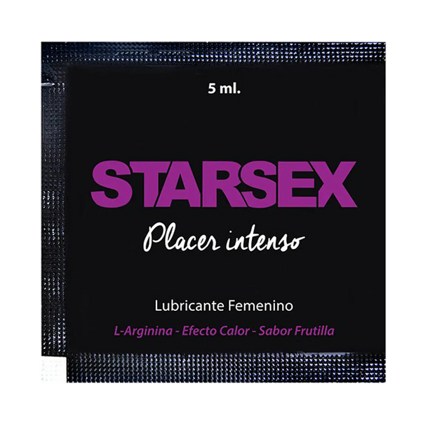 Lubricante excitante femenino sabor frutilla sachet 5 ml