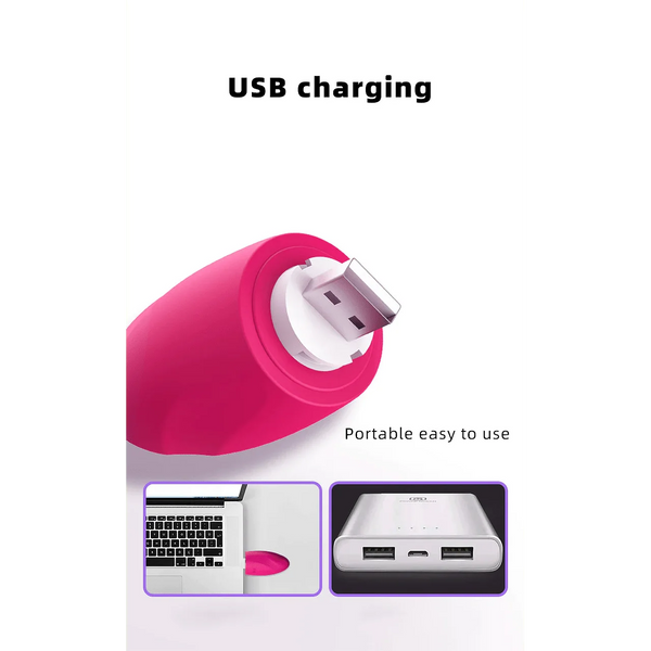 Huevo vibrador Kiss LILO recargable USB — vista 5