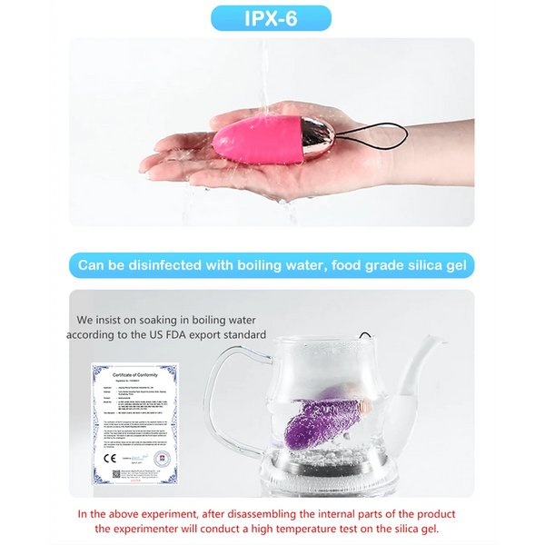 Huevo vibrador Kiss LILO recargable USB — vista 6