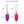 Huevo vibrador Kiss LILO recargable USB — vista 2