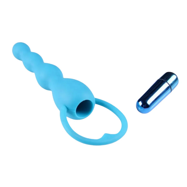 Vibrador Medium X de silicona con anillo de agarre — vista 5