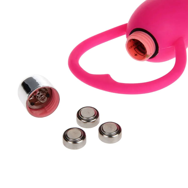 Vibrador Medium X de silicona con anillo de agarre — vista 3