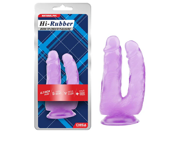 Dildo doble Joon CHISA Hi-Rubber con ventosa — vista 2