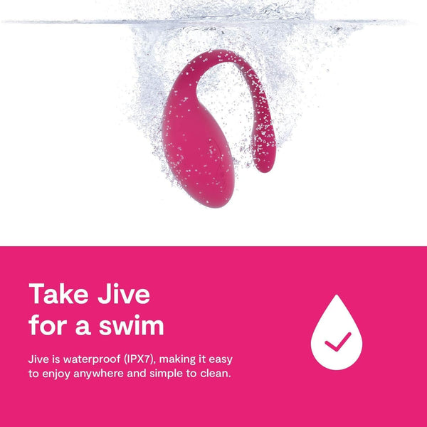 Vibrador Jive We-Vibe resistente al agua, apto para usar en la ducha