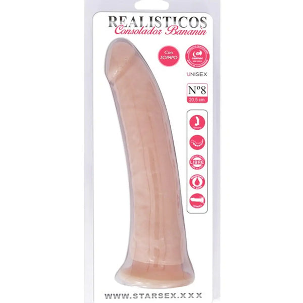 Bananín N°8 Starsex — Consolador Realístico 20,5 cm