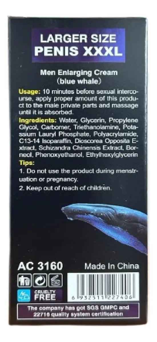 Gel Lubricante Potenciador XXXL