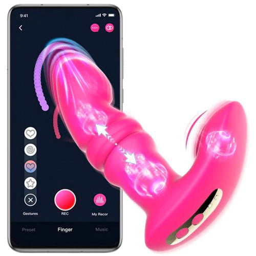 Jive Magic Motion - Vibrador Butterfly con App y Empuje