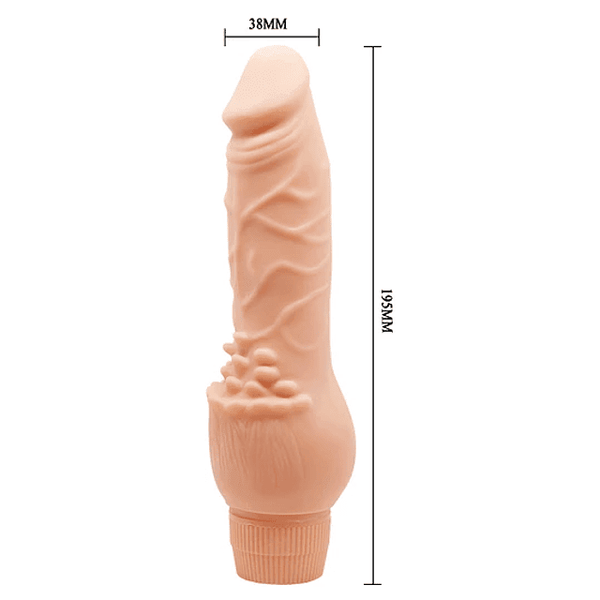 Vibrador realista Bárbara Clark 19,5 cm soft skin — vista 4