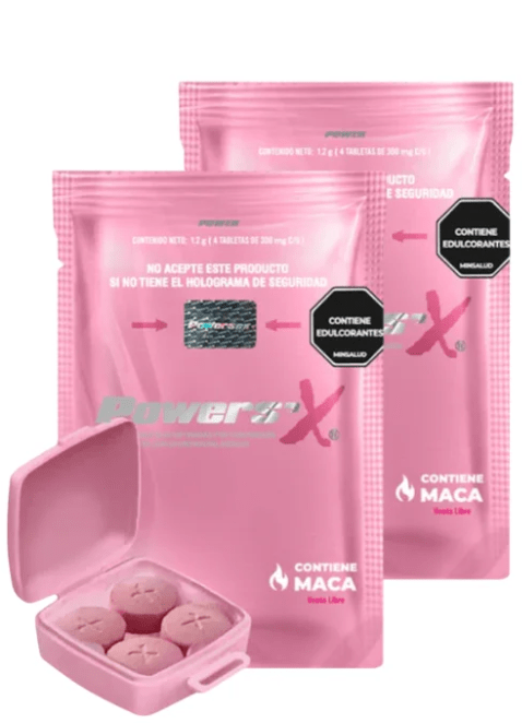 Pastillas Power Sex Mujer potenciador femenino 4 unidades