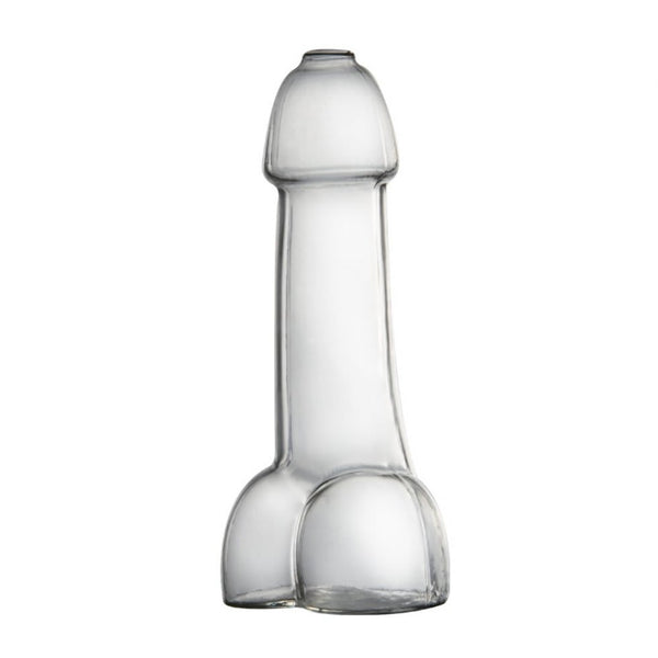 Vaso forma pene de vidrio para fiestas