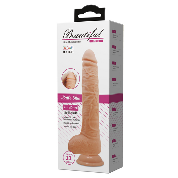 Consolador realístico Beautiful Encounter by Baile 28 cm con ventosa