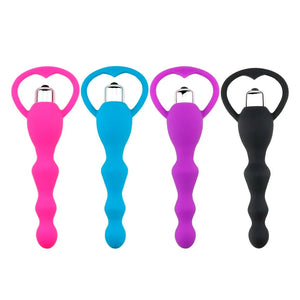 Vibrador Medium X de silicona con anillo de agarre