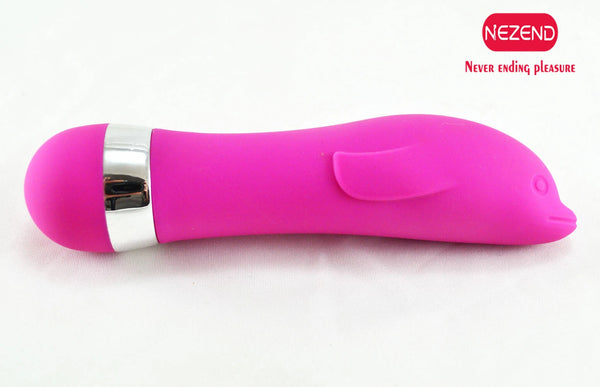 Mini vibrador Delfín de silicona 11,6 cm — vista 6