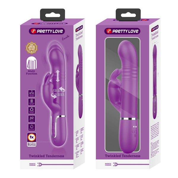 Vibrador rabbit 4 en 1 Twinkled Tenderness Pretty Love
